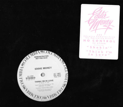 Eddie Money : Think I'm In Love (12", Pro)