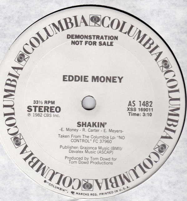 Eddie Money : Think I'm In Love (12", Pro)