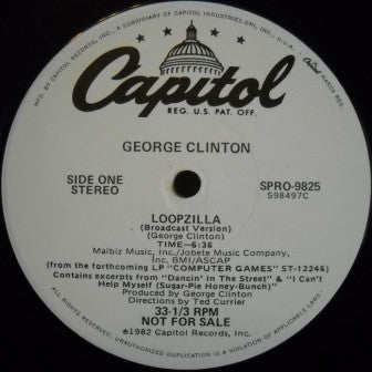 George Clinton : Loopzilla (12", Promo)