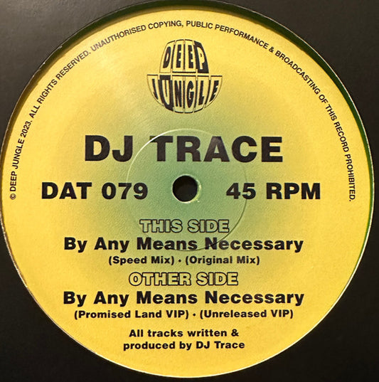 DJ Trace : By Any Means Necessary (Mixes) (12", EP)
