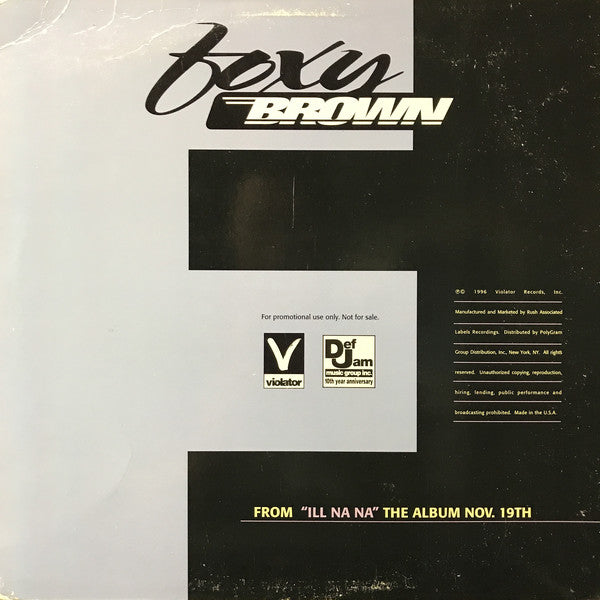 Foxy Brown : Get Me Home (12", Promo)
