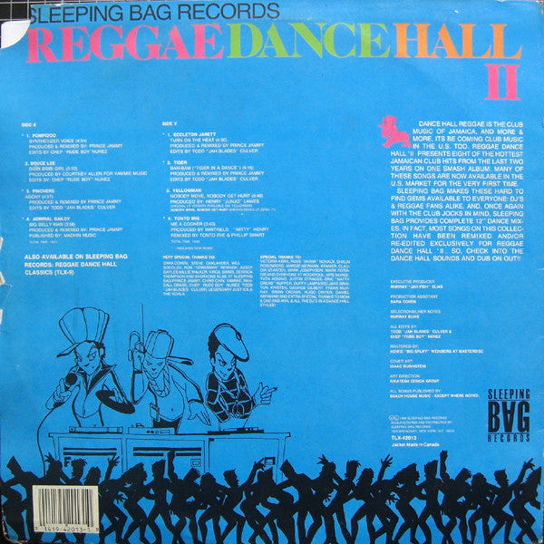 Various : Reggae Dance Hall II (LP, Comp, Promo)