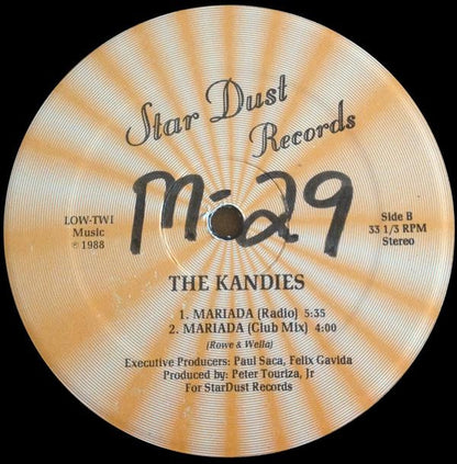 The Kandies : Dizzie / Mariada (12")