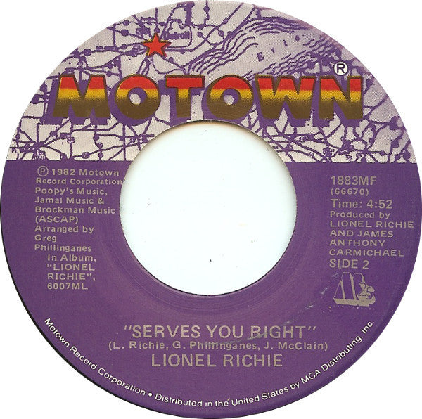 Lionel Richie : Se La (7")