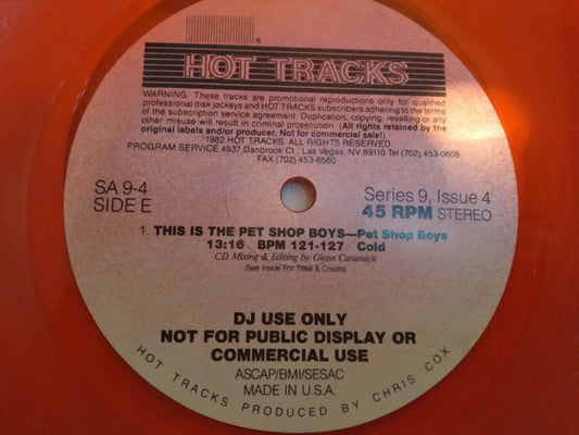 Various : Series 9 Issue 4 Colored Vinyl (3x12", Comp, Promo)