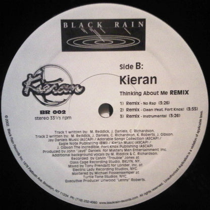 Kieran : Thinking About Me (Remix) (12", Promo)