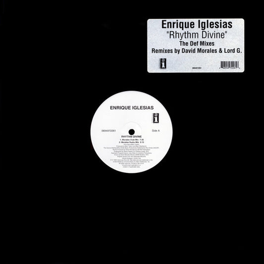 Enrique Iglesias : Rhythm Divine (12")