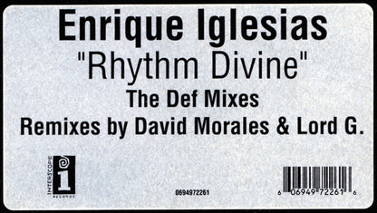 Enrique Iglesias : Rhythm Divine (12")