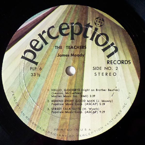 James Moody : The Teachers (LP)