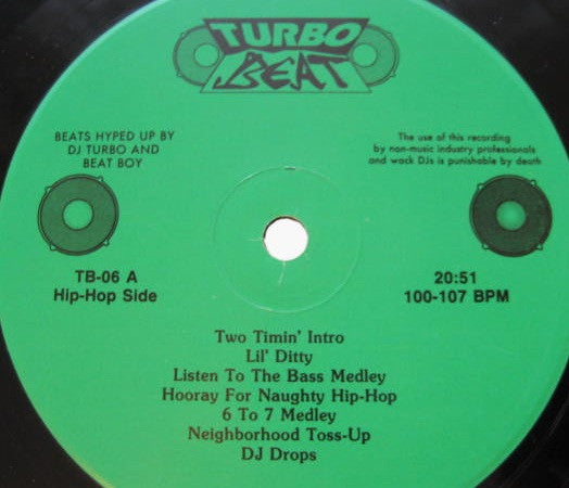 DJ Turbo (3) And Beat Boy (3) : Turbo Beat #6 (12")
