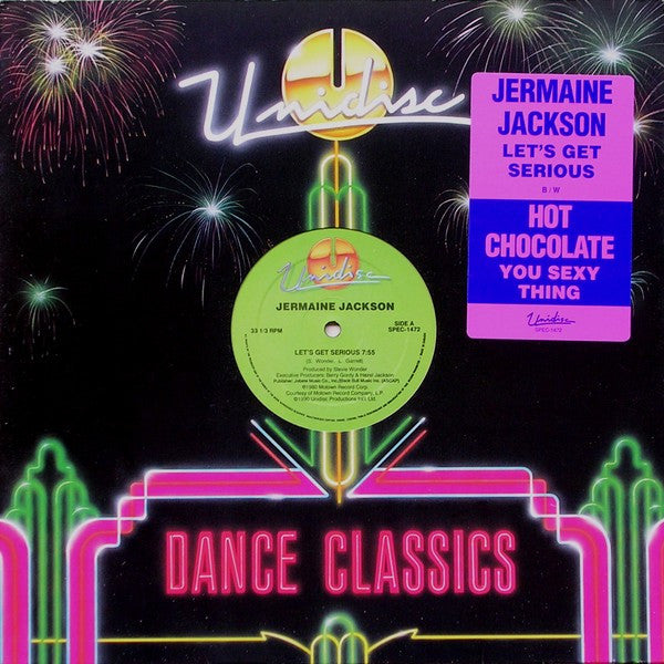 Jermaine Jackson / Hot Chocolate : Let's Get Serious / You Sexy Thing (12", Gre)