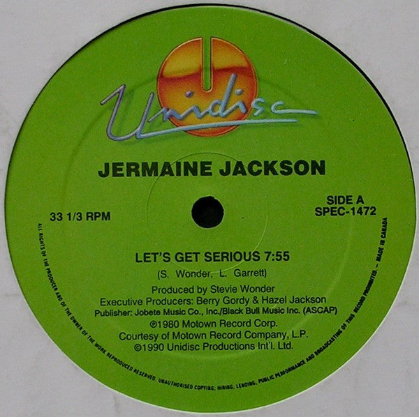 Jermaine Jackson / Hot Chocolate : Let's Get Serious / You Sexy Thing (12", Gre)