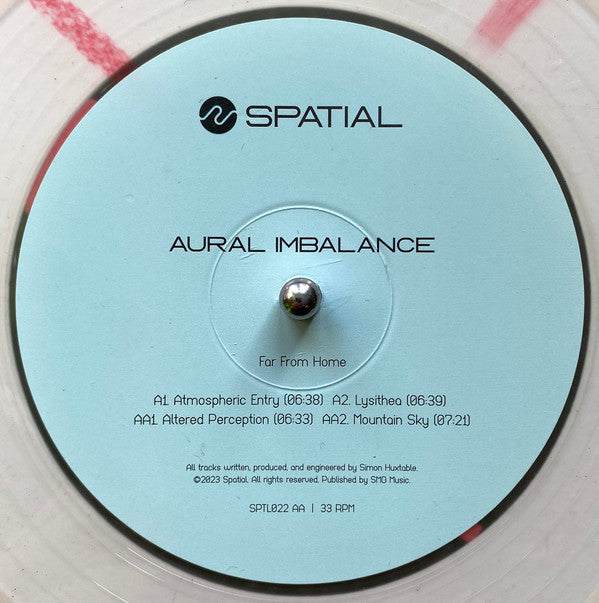 Aural Imbalance : Far From Home (12", EP, Whi)