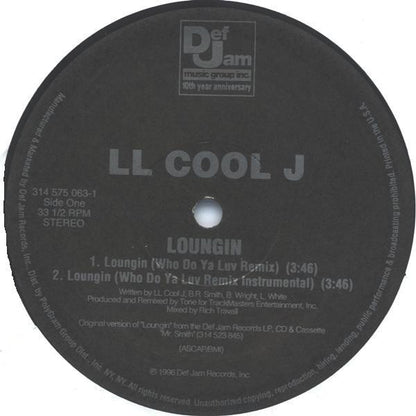 LL Cool J : Loungin (12", Single)