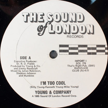 Young & Company : I'm Too Cool (12")
