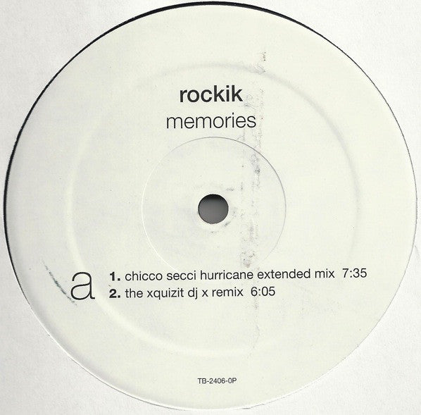 Rockik : Memories (12")