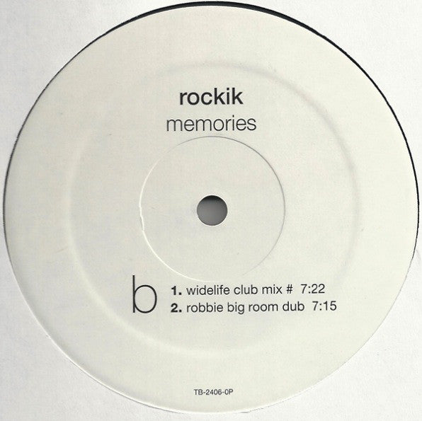 Rockik : Memories (12")
