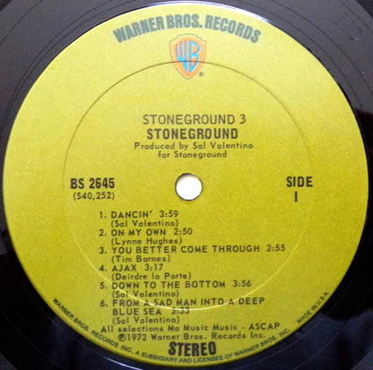 Stoneground : Stoneground 3 (LP, Album)