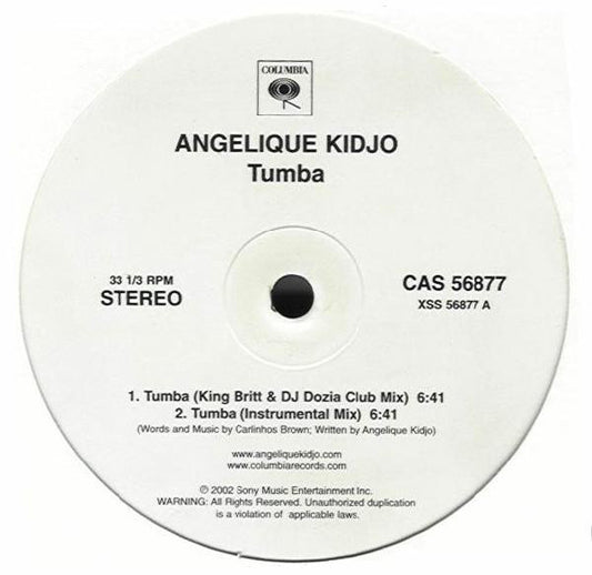 Angelique Kidjo* : Tumba (12", Promo)