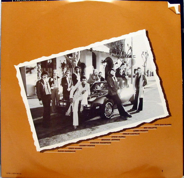 Tower Of Power : Back On The Streets (LP, Album, Promo, Pit)