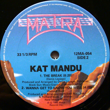 Kat Mandu : Theme From Dynasty (Dance Version) (12")