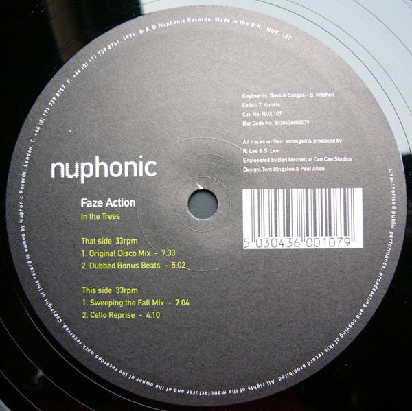 Faze Action : In The Trees (12")