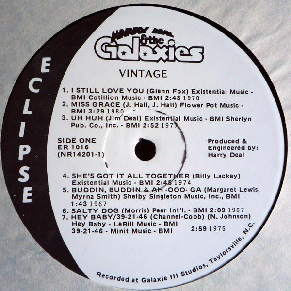 Harry Deal & The Galaxies* : Vintage (LP, Comp)
