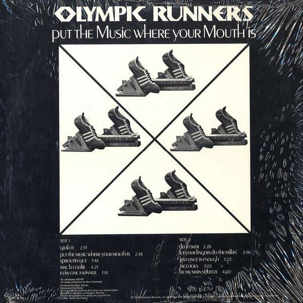 Olympic Runners : Put The Music Where Your Mouth Is (LP, Album, AL )
