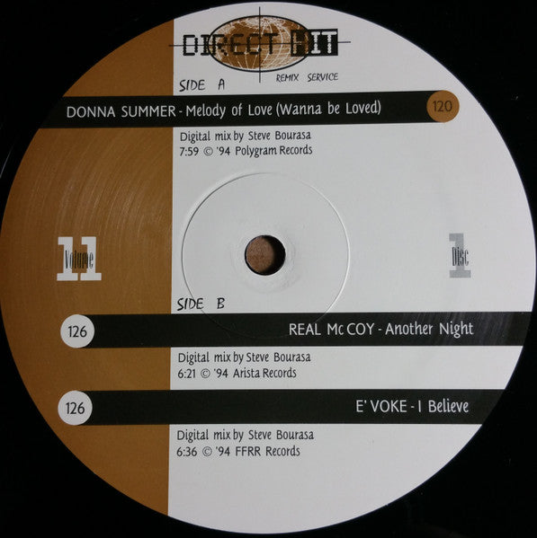 Various : Direct Hit Volume 11 (3x12", Comp, Promo)