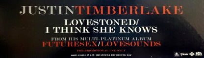 Justin Timberlake : Lovestoned / I Think She Knows (12", Promo)