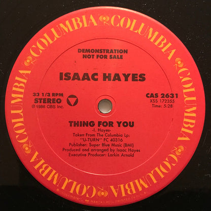 Isaac Hayes : Thing For You (12", Promo)