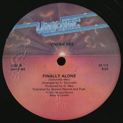 Vivian Vee* : Come Back / Finally Alone (12")