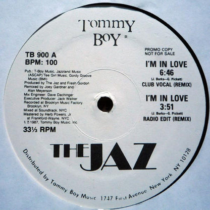 The Jaz : I'm In Love (Remix) (12", Single, Promo)