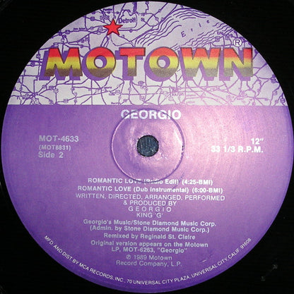 Georgio (2) : Romantic Love (12")