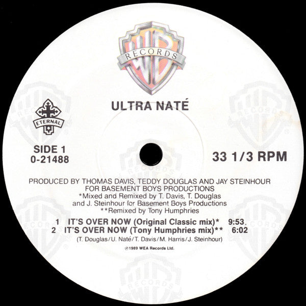 Ultra Naté : It's Over Now (12", Maxi)