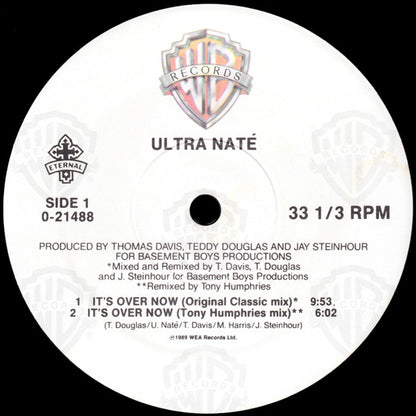 Ultra Naté : It's Over Now (12", Maxi)