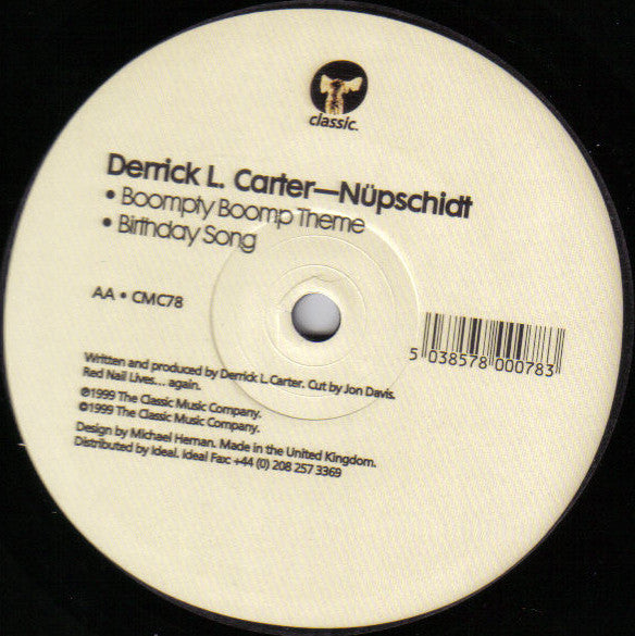 Derrick Carter : Nü Pschidt (12")