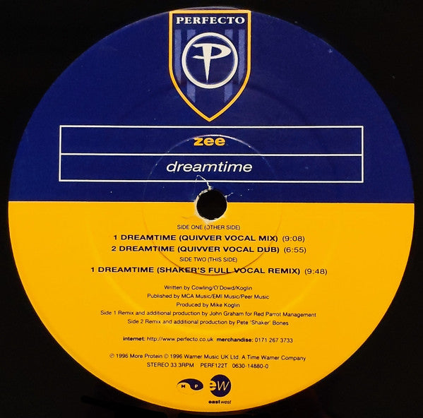 Zee* : Dreamtime (12")