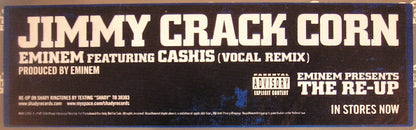Eminem Featuring Ca$his : Jimmy Crack Corn (Vocal Remix) (12", Promo)