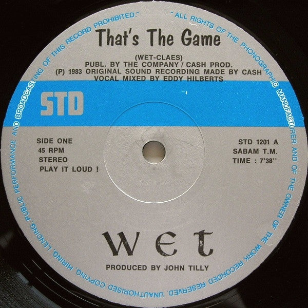Wet : That's The Game (12")