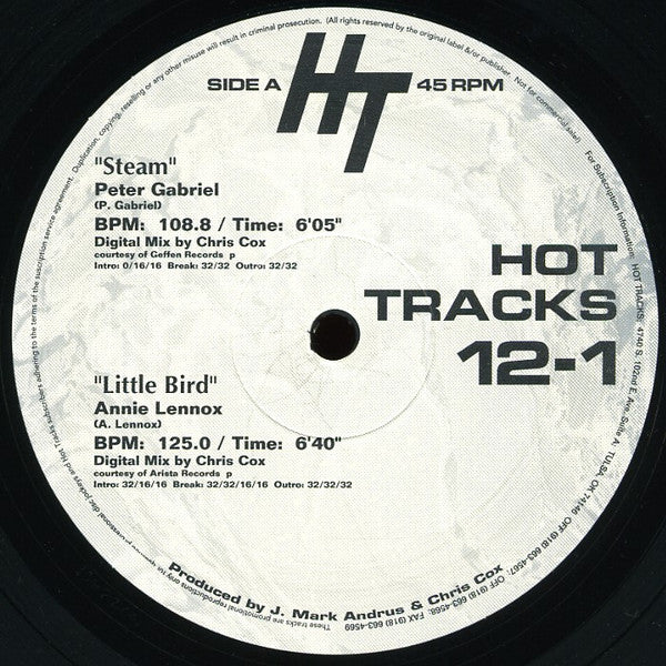 Various : Hot Tracks 12-1 (2x12", Promo)