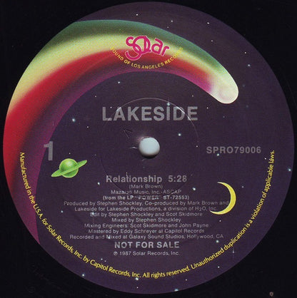 Lakeside : Relationship (12", Promo)