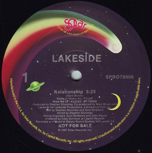 Lakeside : Relationship (12", Promo)