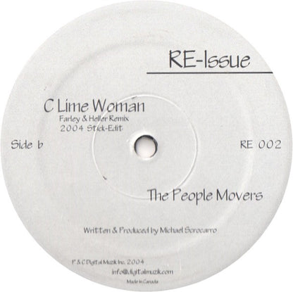 Mood II Swing / The People Movers : The Slippery Track / C Lime Woman (12")