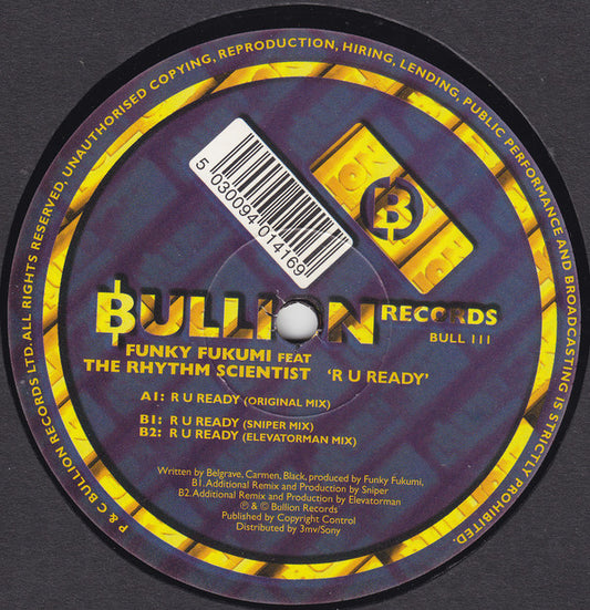 DJ Fukumi & The Rhythm Scientist : R U Ready (12")