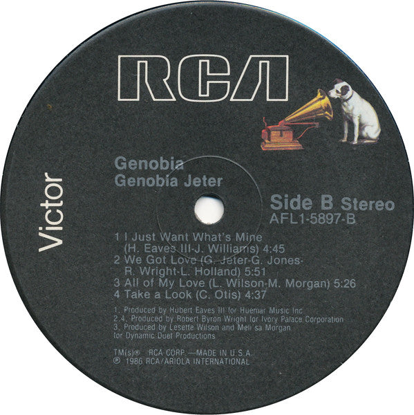Genobia Jeter : Genobia (LP, Album)