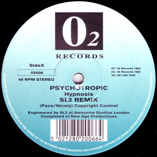 Psychotropic : Hypnosis (Remixes) (12")