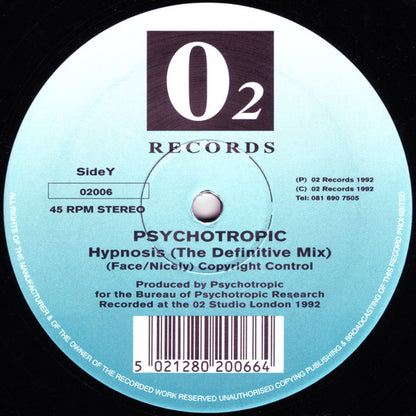 Psychotropic : Hypnosis (Remixes) (12")