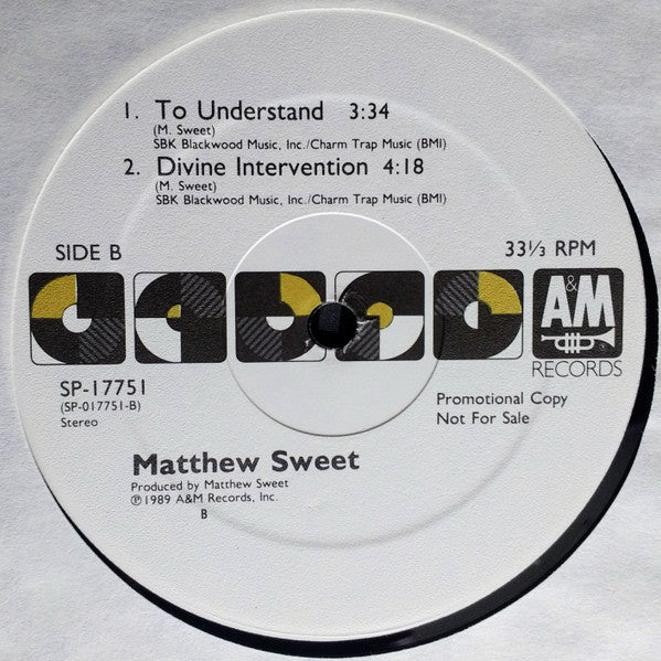 Matthew Sweet : When I Feel Again (12", Promo)