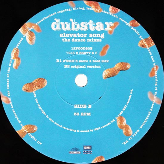 Dubstar (2) : Elevator Song - The Dance Mixes (12", Single)